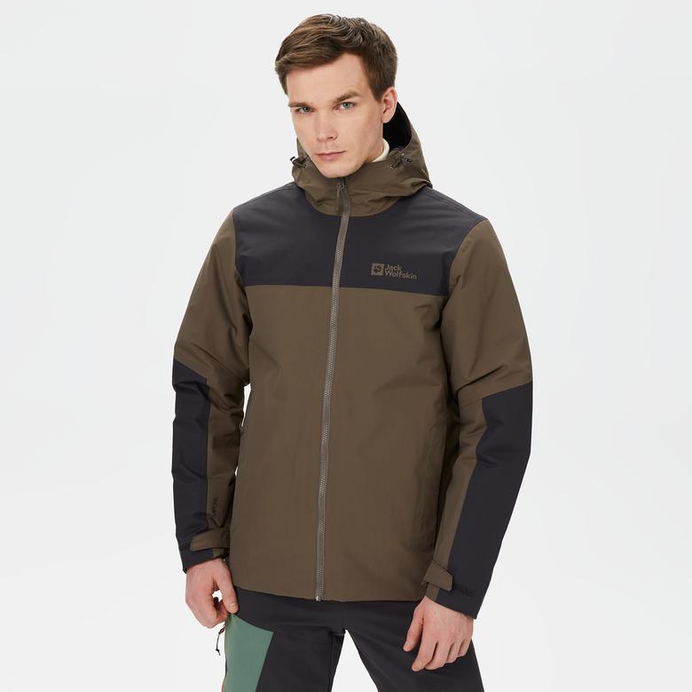 Jack Wolfskin Jasper Ins Erkek Kahverengi Mont