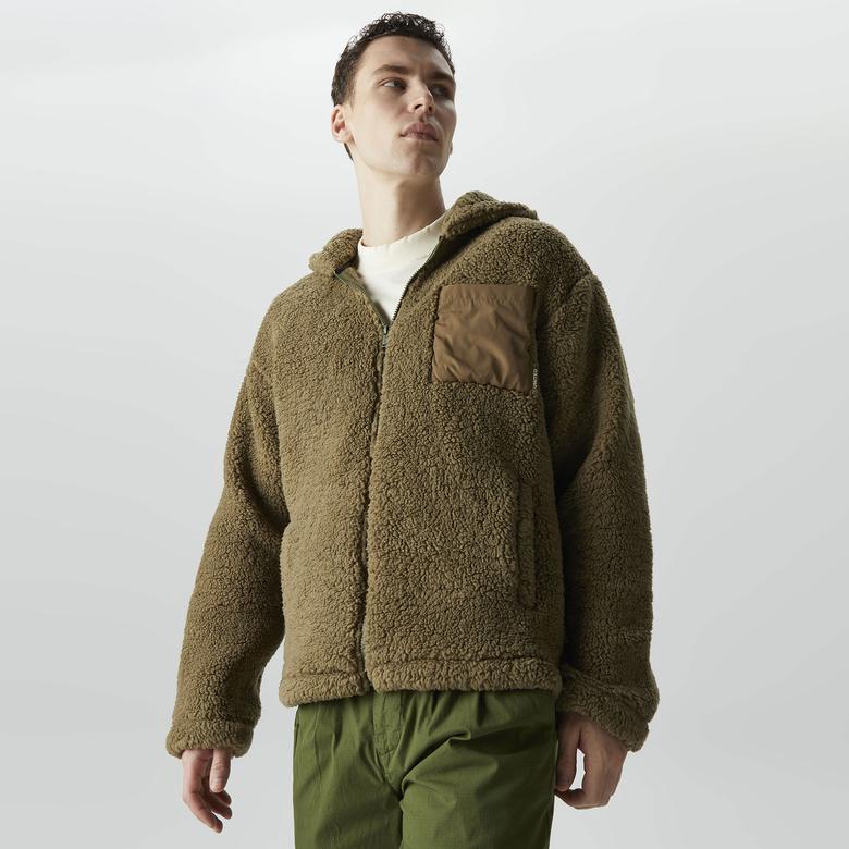 UNITED4 Classic Erkek Haki Hoodie