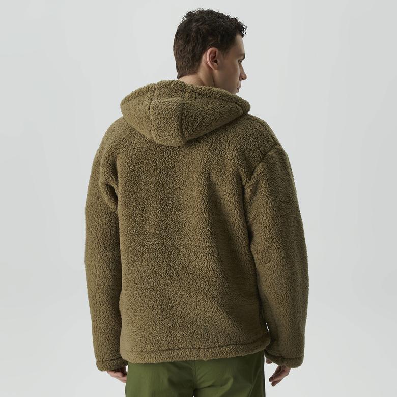 UNITED4 Classic Erkek Haki Hoodie