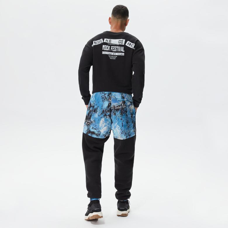 The North Face Baskılı Denali Siyah Erkek Pantolon