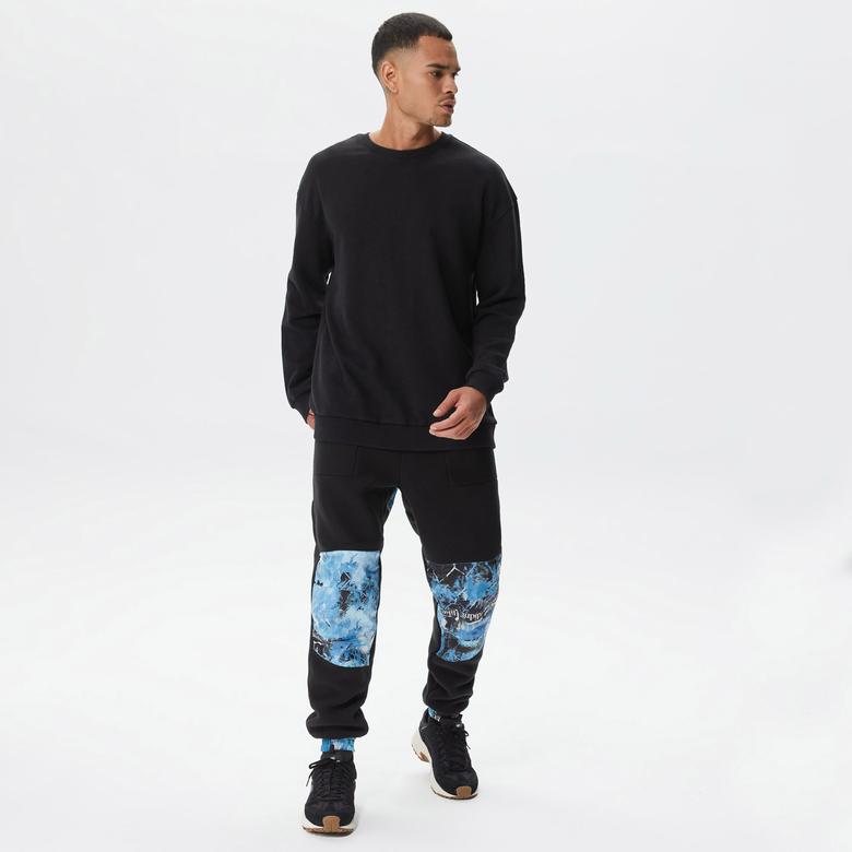 The North Face Baskılı Denali Siyah Erkek Pantolon