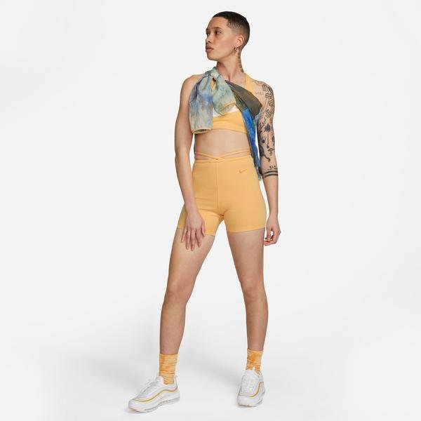 Nike Sportswear Crow Kadın Sarı Tayt