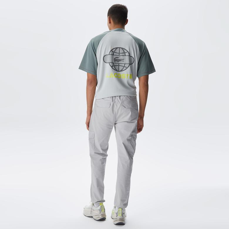 Lacoste House of SuperStep X Lacoste Erkek Gri Pantolon