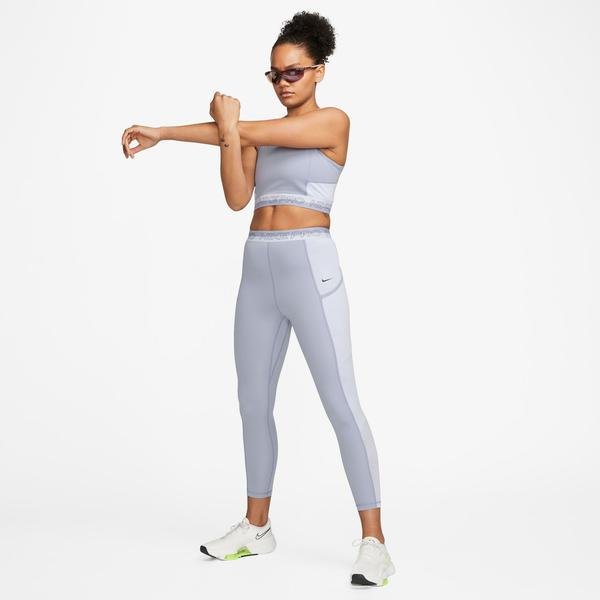Nike Pro Dri-Fit High Rise 7/8 Tight Femme Kadın Gri Tayt