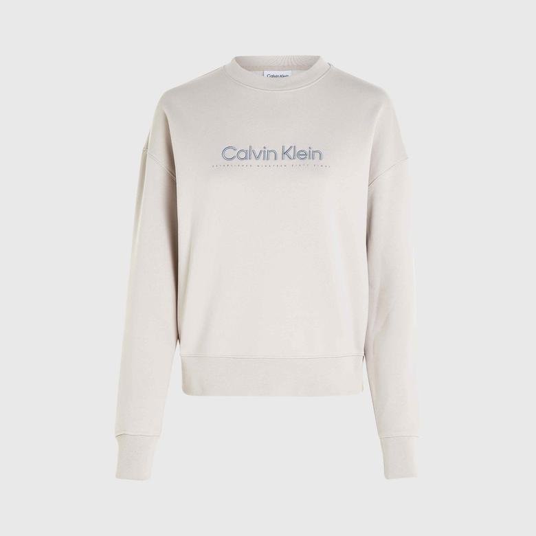 Calvin Klein Kadın Gri Sweatshirt