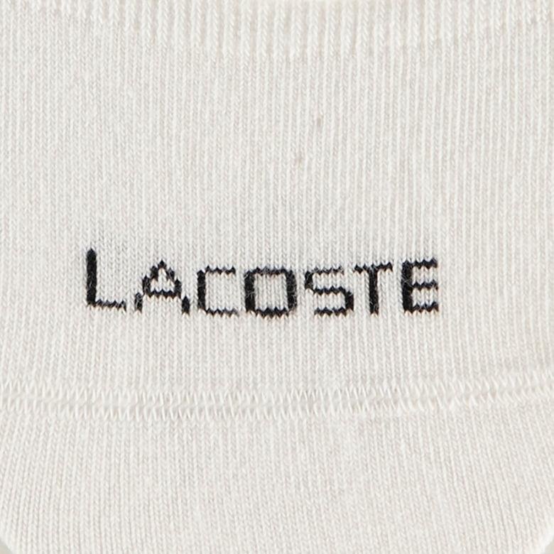 Lacoste Unisex 2'li Beyaz Çorap