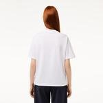 Lacoste Classic Kadın Beyaz T-Shirt