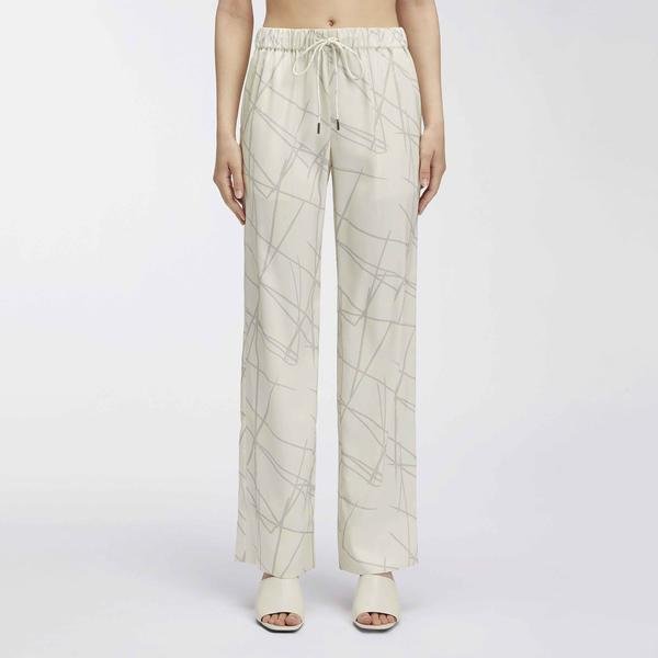Calvin Klein Kadın Beyaz Pantolon