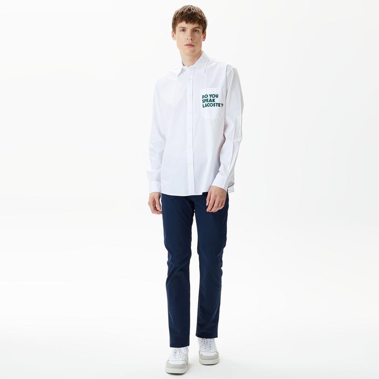 Lacoste Erkek Slim Fit Lacivert Pantolon