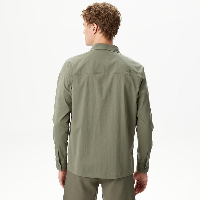 Lacoste Erkek Relaxed Fit Yeşil Gömlek