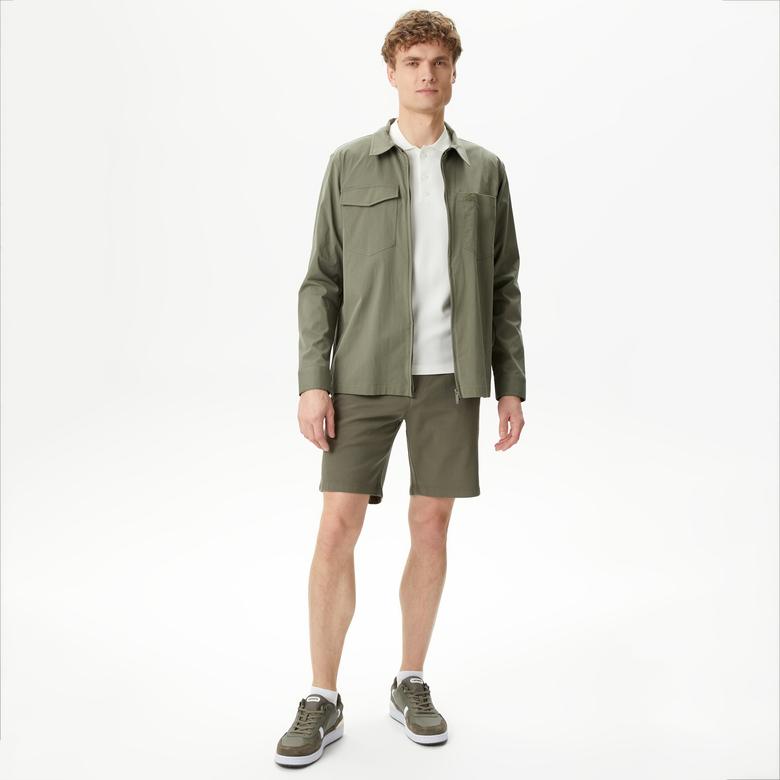 Lacoste Erkek Relaxed Fit Yeşil Gömlek