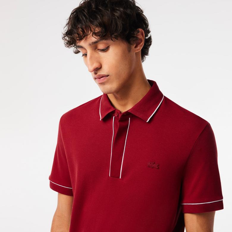 Lacoste Erkek Regular Fit Organik Pamuk Kırmızı Polo