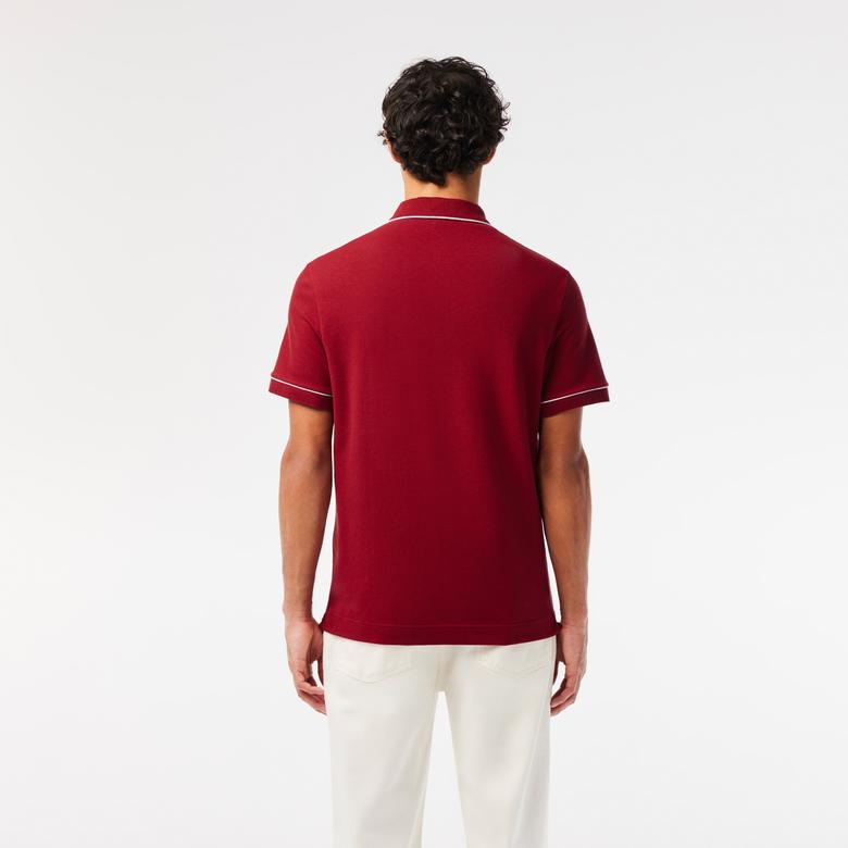 Lacoste Erkek Regular Fit Organik Pamuk Kırmızı Polo