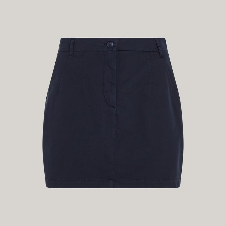 Tommy Hilfiger Kadın Mavi Etek