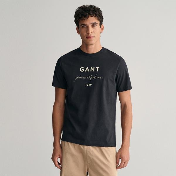 Gant Erkek Siyah T-Shirt