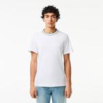 Lacoste Erkek Regular Fit Bisiklet Yaka Beyaz T-Shirt
