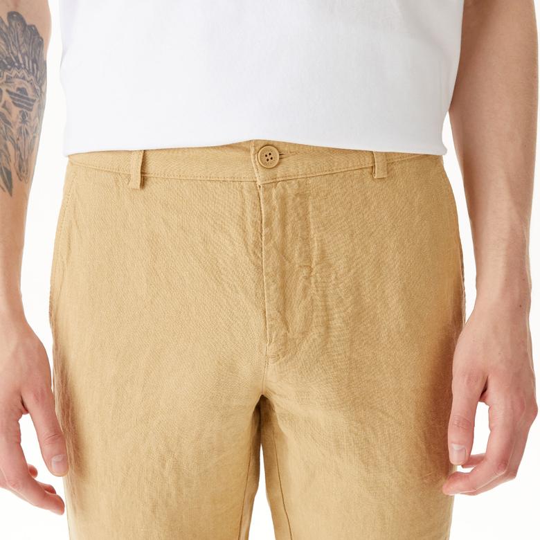 Lacoste Erkek Slim Fit Chino Bej Pantolon