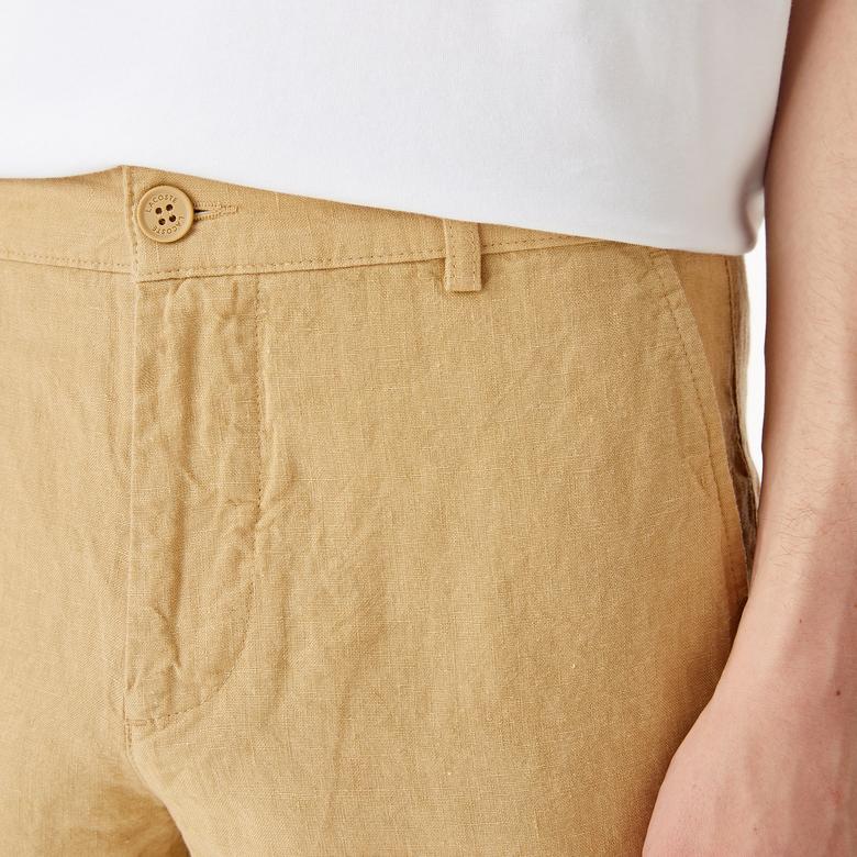 Lacoste Erkek Slim Fit Chino Bej Pantolon