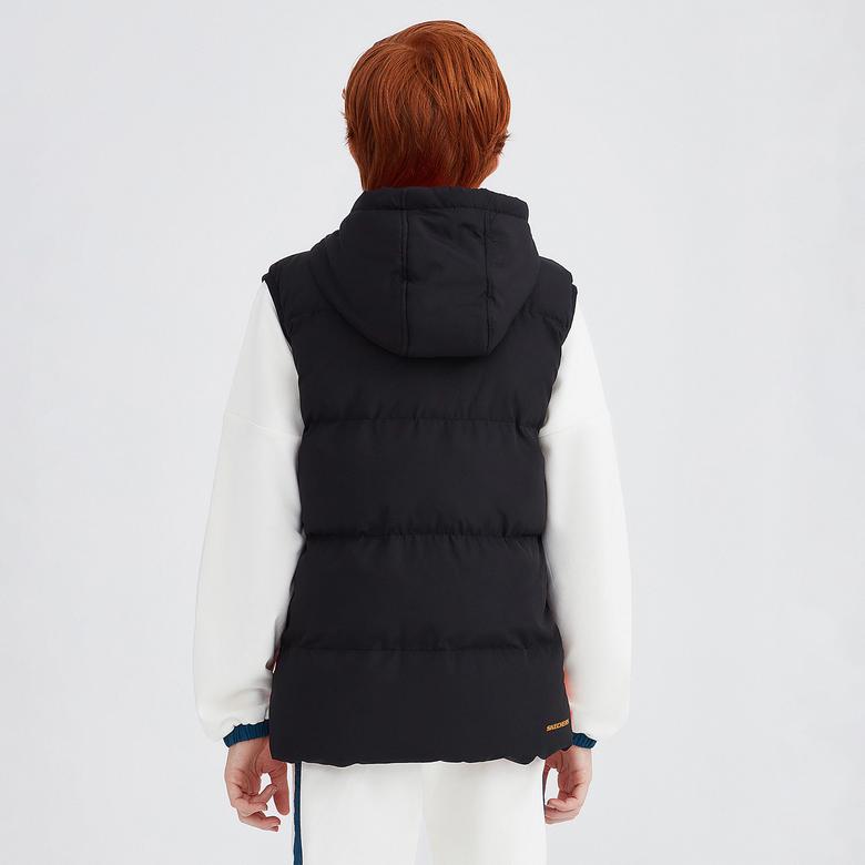 Skechers Outerwear Padded Çocuk Turuncu/Siyah Yelek
