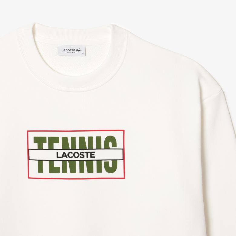 Lacoste Kadın Bej Sweatshirt
