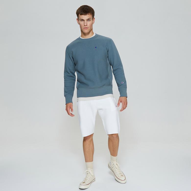 Champion Erkek Mavi Sweatshirt