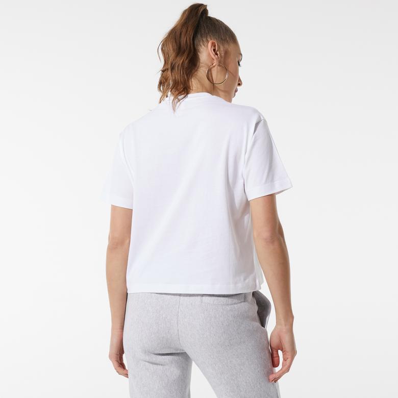 Champion Crewneck Kadın Beyaz T-Shirt