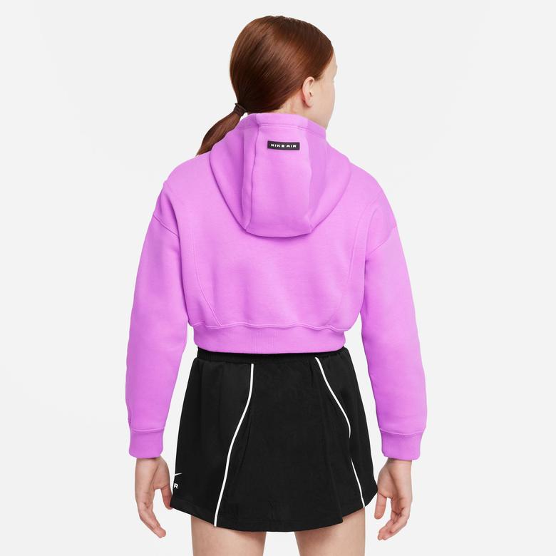 Nike Air Crop Çocuk Mor Hoodie