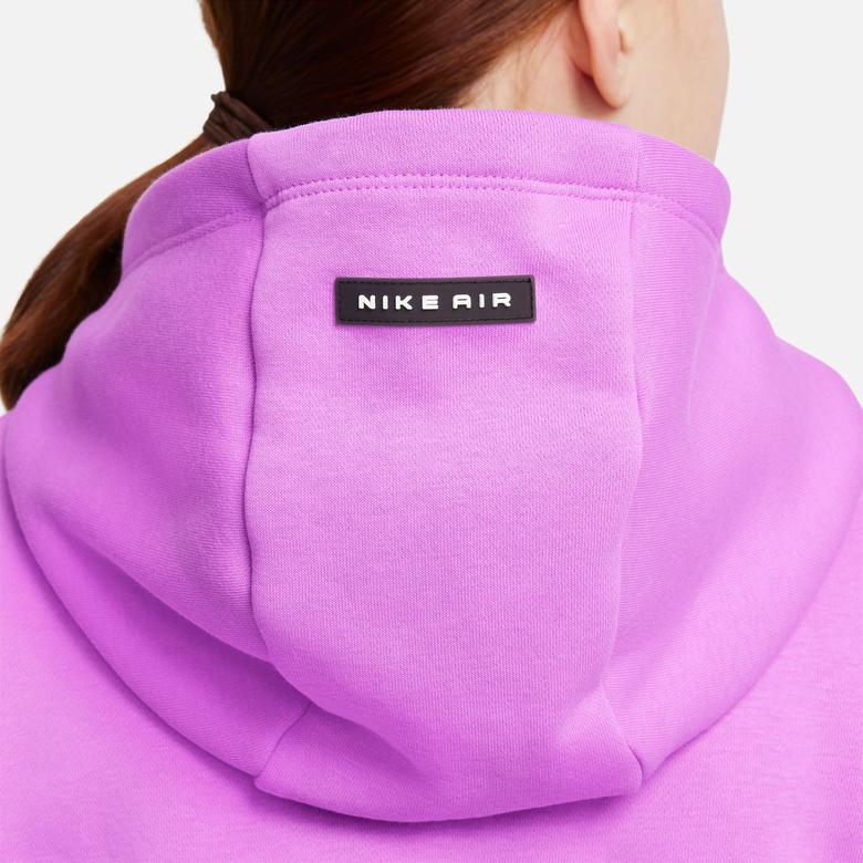 Nike Air Crop Çocuk Mor Hoodie