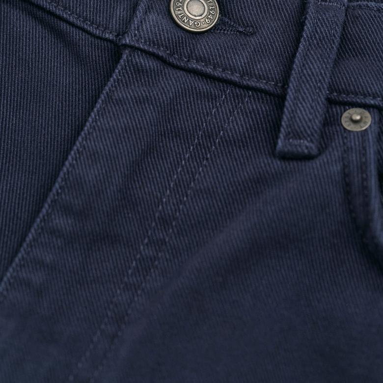 GANT Erkek Lacivert Slim Fit Pantolon