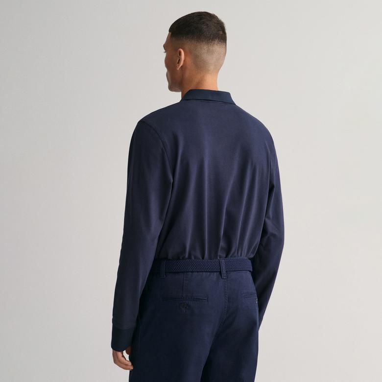 GANT Erkek Lacivert Regular Fit Polo
