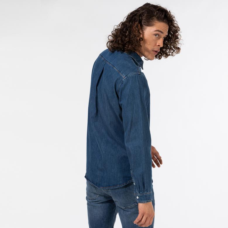 Lacoste Erkek Regular Fit Denim Gömlek