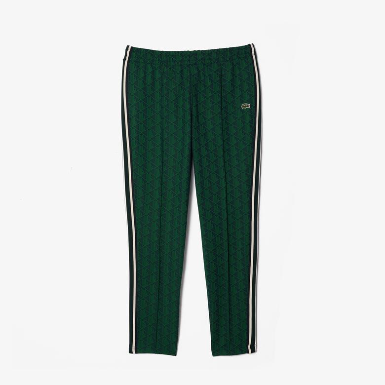 Lacoste Erkek Regular Fit Monogram Yeşil Eşofman Altı