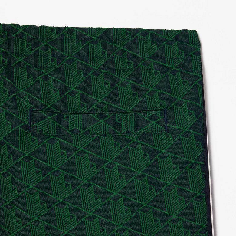 Lacoste Erkek Regular Fit Monogram Yeşil Eşofman Altı