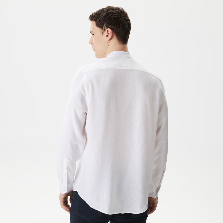 Lacoste Erkek Regular Fit Beyaz Gömlek