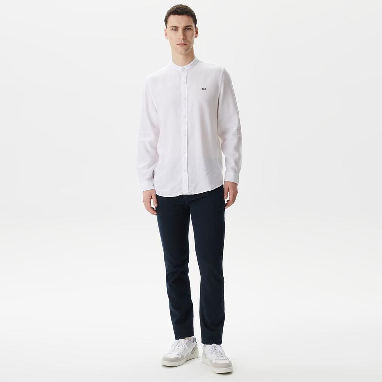 Lacoste Erkek Regular Fit Beyaz Gömlek