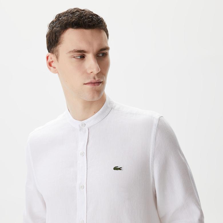Lacoste Erkek Regular Fit Beyaz Gömlek