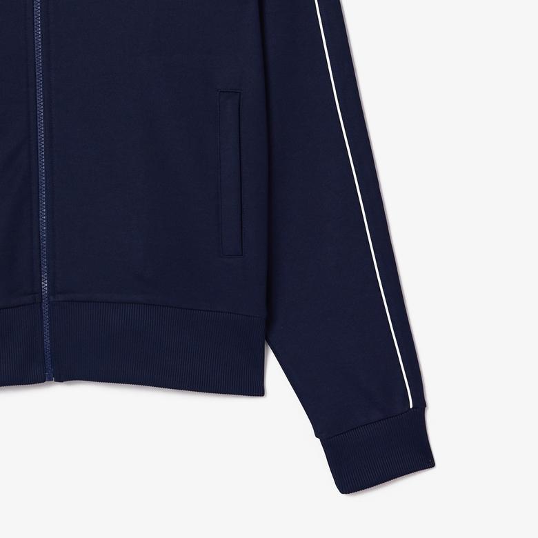 Lacoste Erkek Regular Fit Fermuarlı Lacivert Sweatshirt
