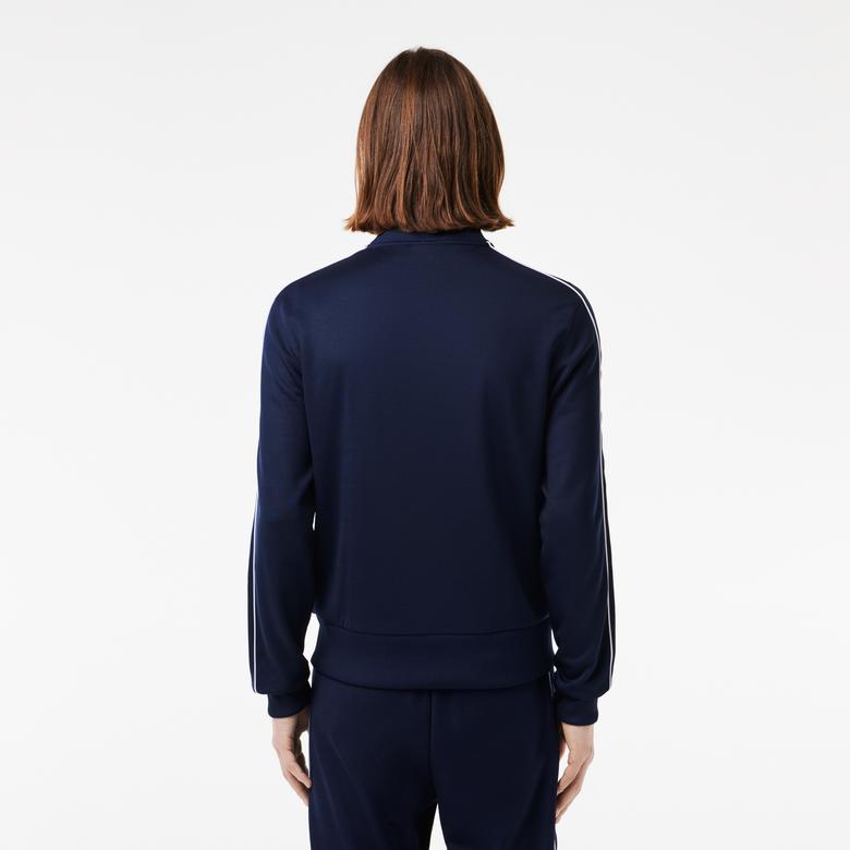 Lacoste Erkek Regular Fit Fermuarlı Lacivert Sweatshirt