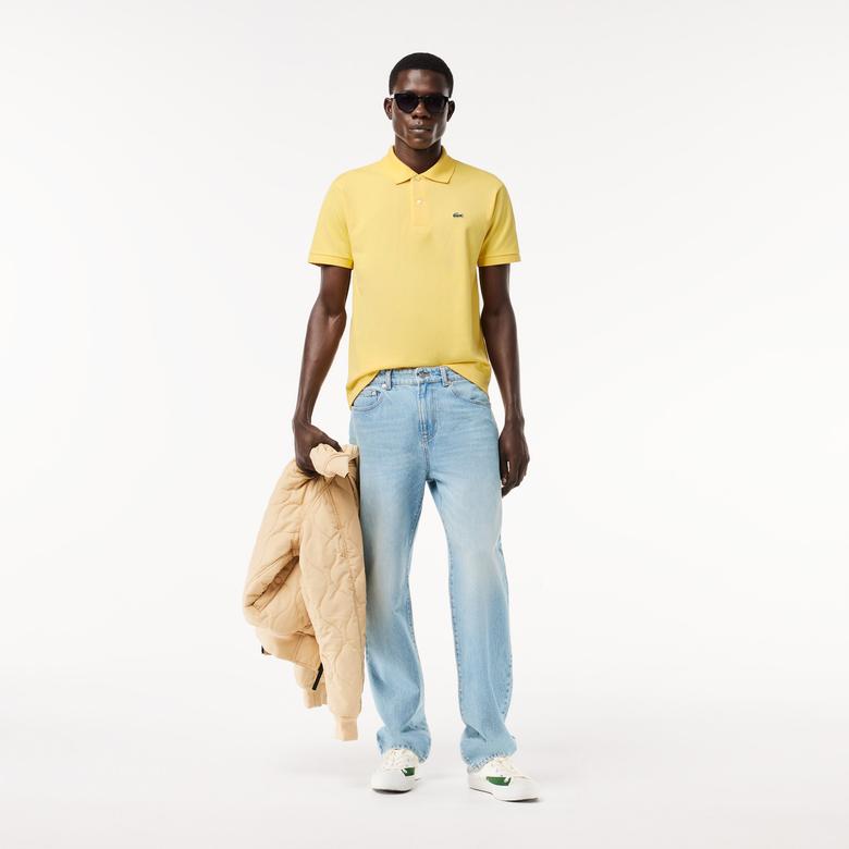 Lacoste L.12.12 Erkek Classic Fit Sarı Polo