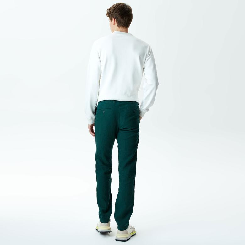 Lacoste Erkek Slim Fit Chino Yeşil Pantolon