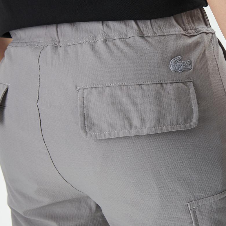 Lacoste Erkek Relaxed Fit Gri Bermuda