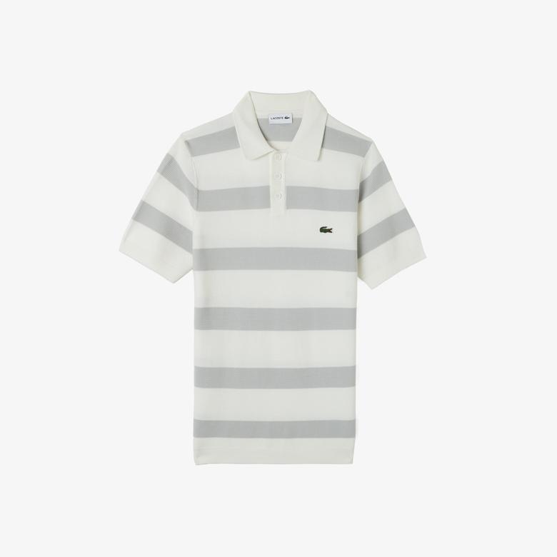 Lacoste Erkek Regular Fit Kısa Kollu Polo Yaka Gri Triko