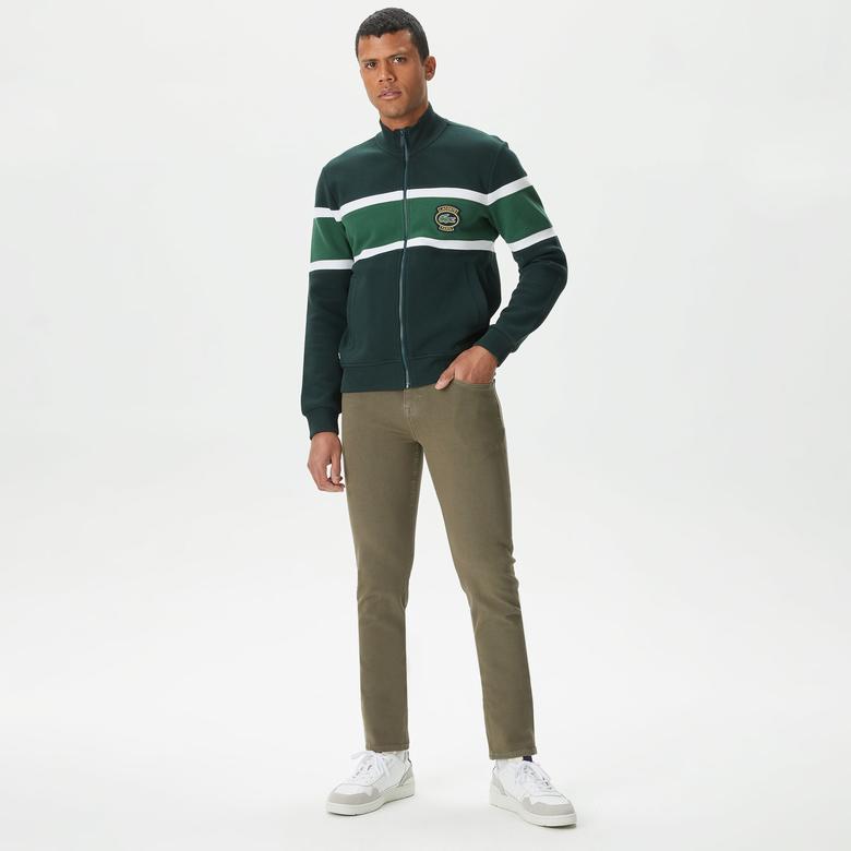 Lacoste Erkek Slim Fit Haki Jean Pantolon