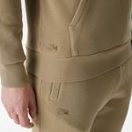 Lacoste Erkek Relaxed Fit Kapüşonlu Baskılı Bej Sweatshirt