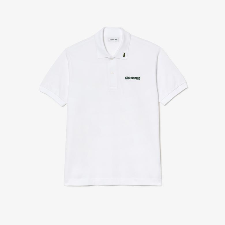 Lacoste L.12.12 Erkek Classic Fit Organik Pamuk Beyaz Polo