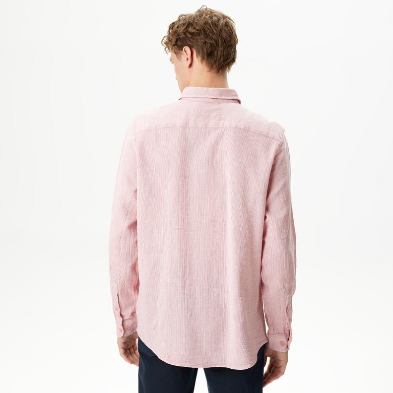 Lacoste Erkek Regular Fit Pembe Gömlek