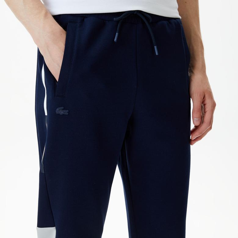 Lacoste Erkek Slim Fit Baskılı Lacivert Eşofman Altı