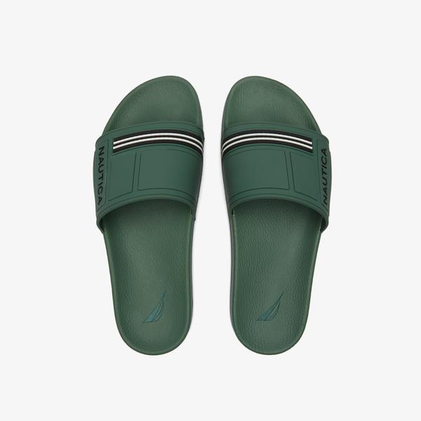 Nautica Classic Erkek Yeşil Terlik