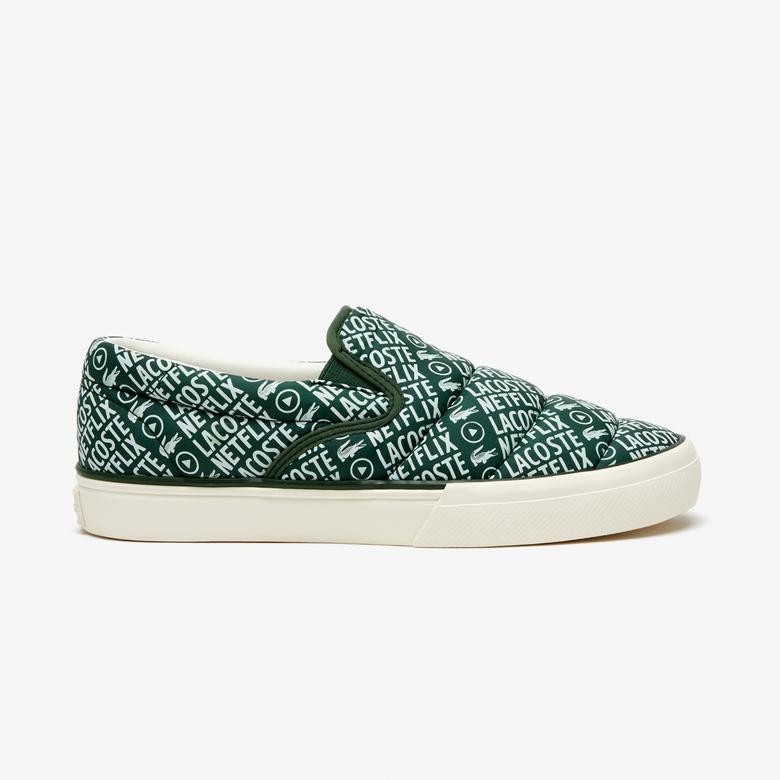 Lacoste x Netflix Kadın Jump Serve Yeşil Sneaker
