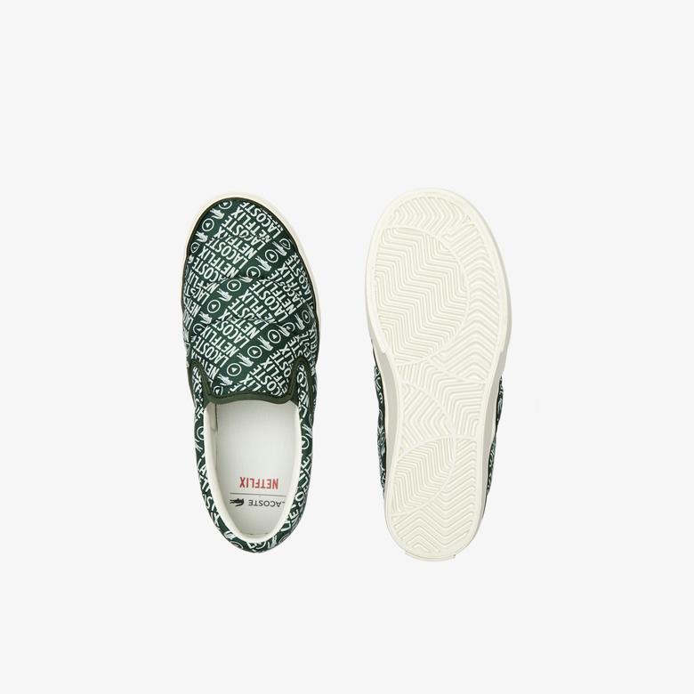 Lacoste x Netflix Kadın Jump Serve Yeşil Sneaker
